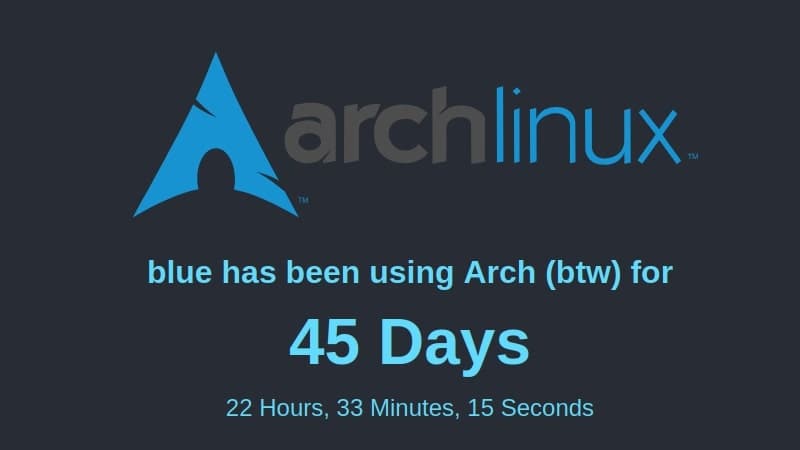 blue arch